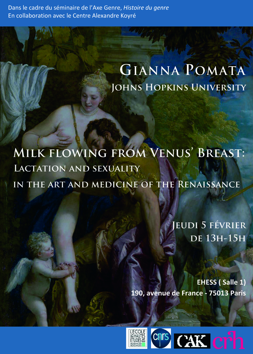 Milk flowing from Venus ’ Breast: lactation and sexuality in the art and medicine of the Ren
